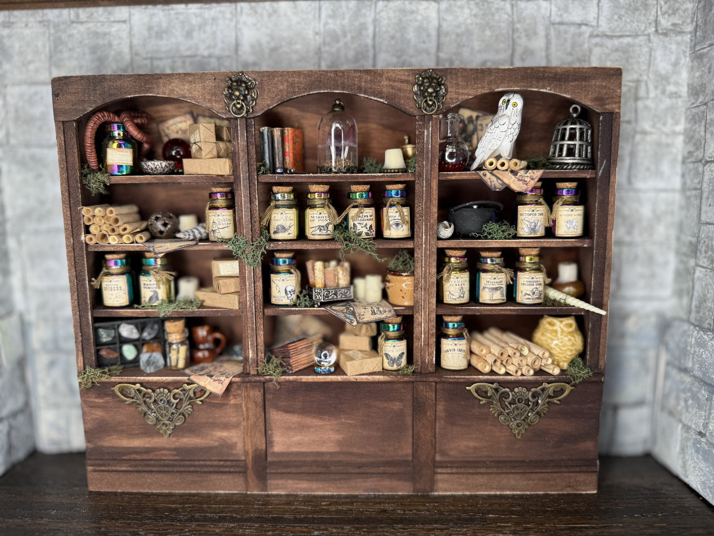 Triple Spell Casting Bookcase