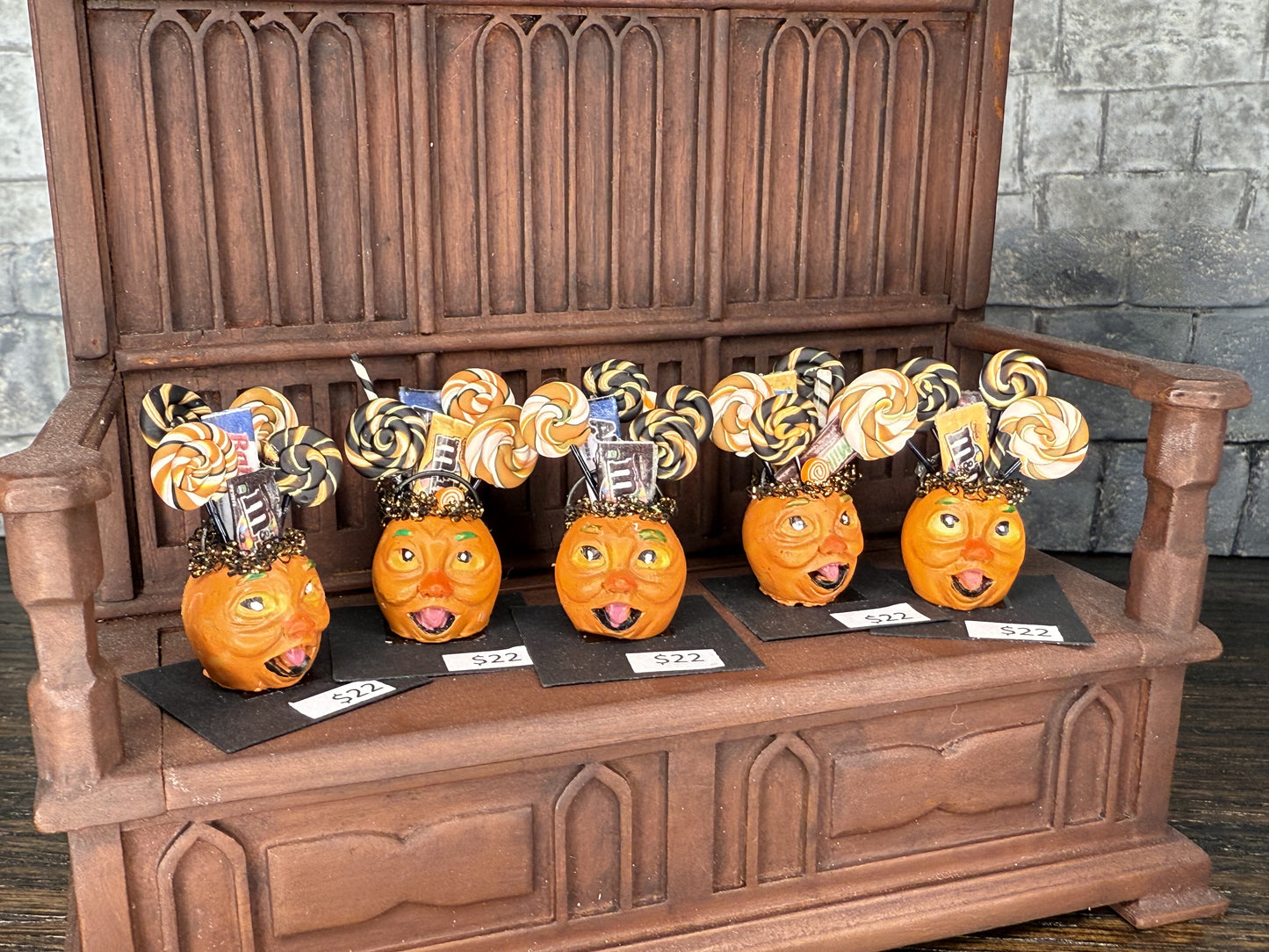 Vintage Filled Pumpkin Pail