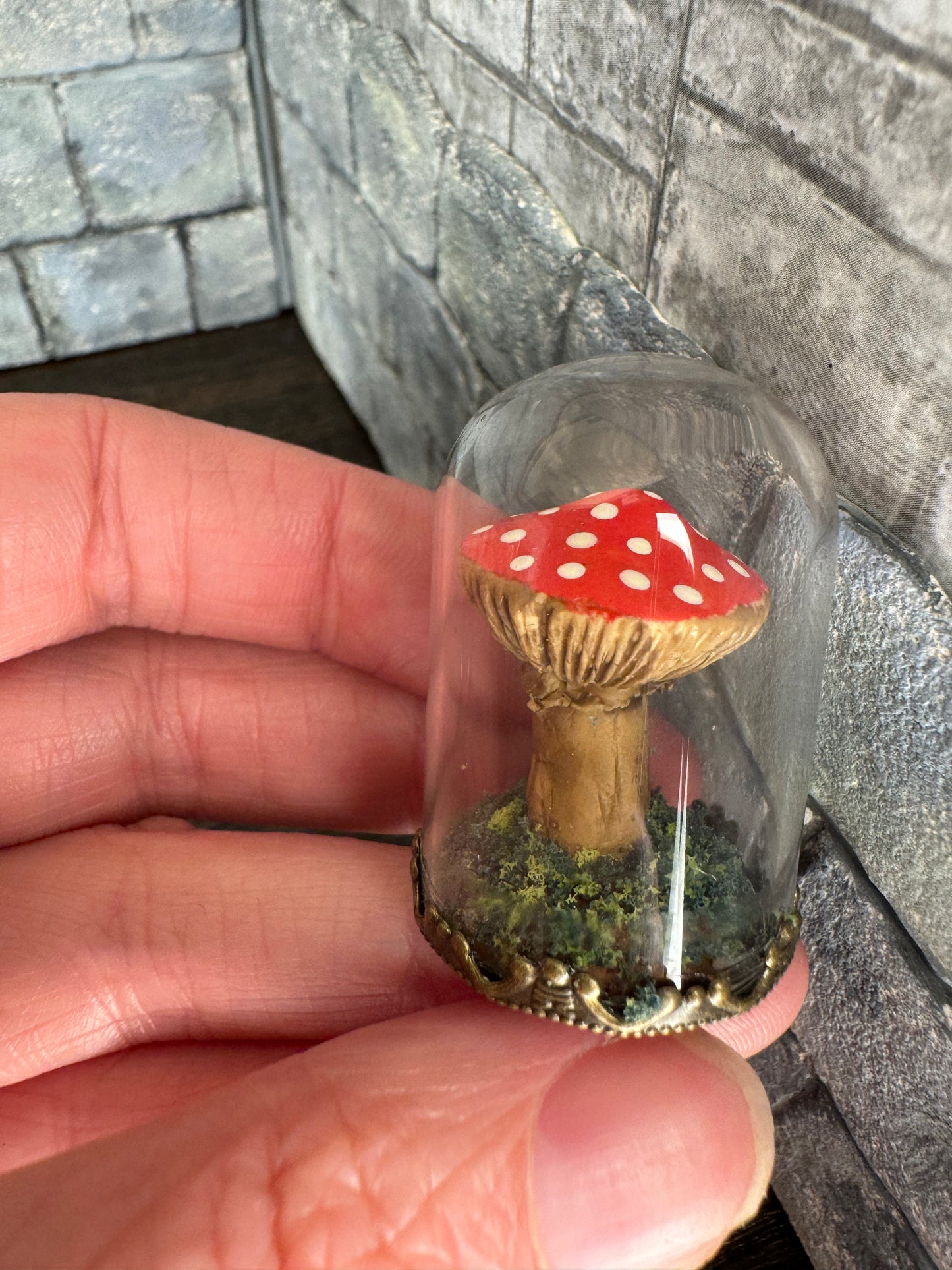 Mushroom Under a Dome - 1:12 Scale